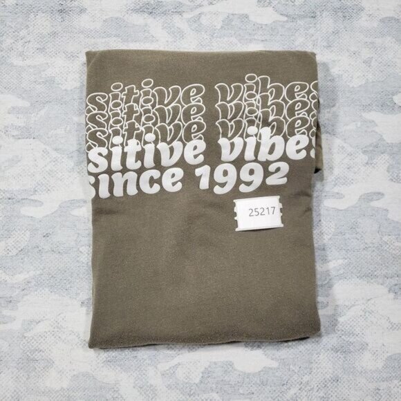 Dutch Bros Top Womens Small Green‎ Short Sleeve Positive Vibes Tee - Picture 10 of 10